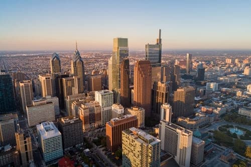 Philadelphia, Pennsylvania city skyline