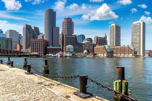 Boston, Massachusetts city skyline